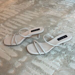 aqua jamie kitten heel size 7.5